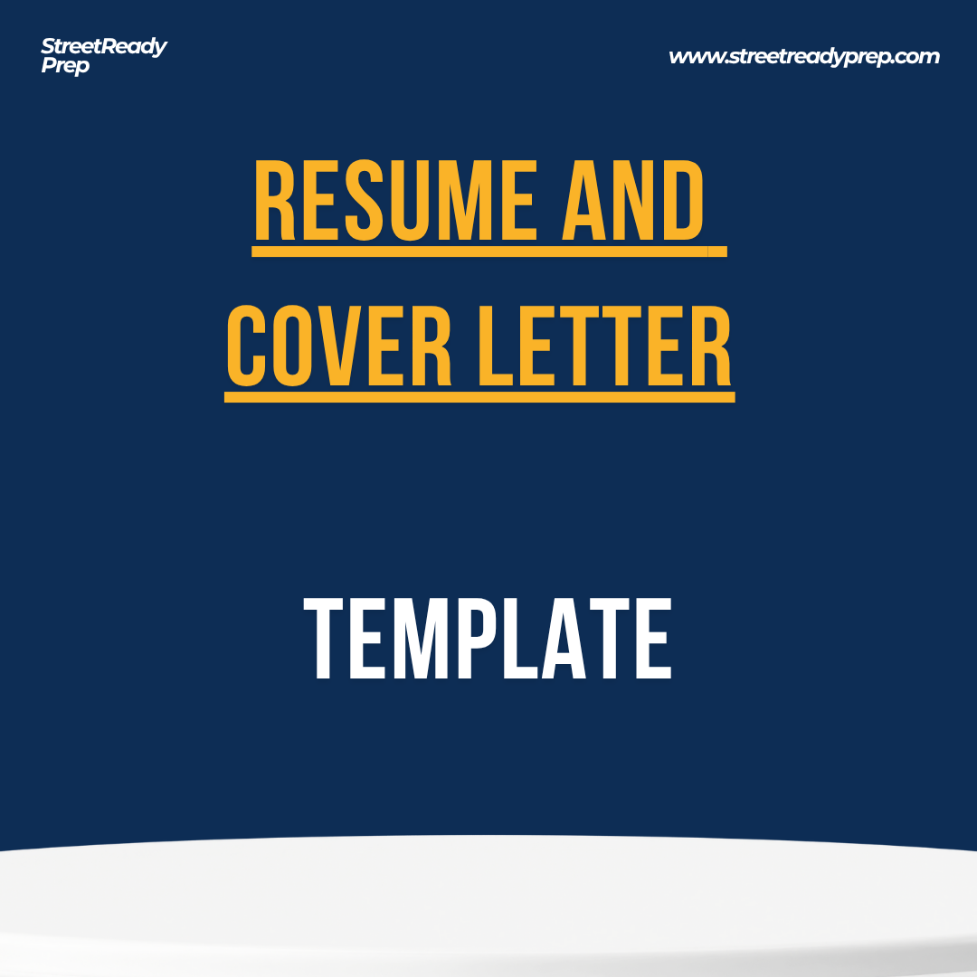 Resume & Cover Letter Template.
