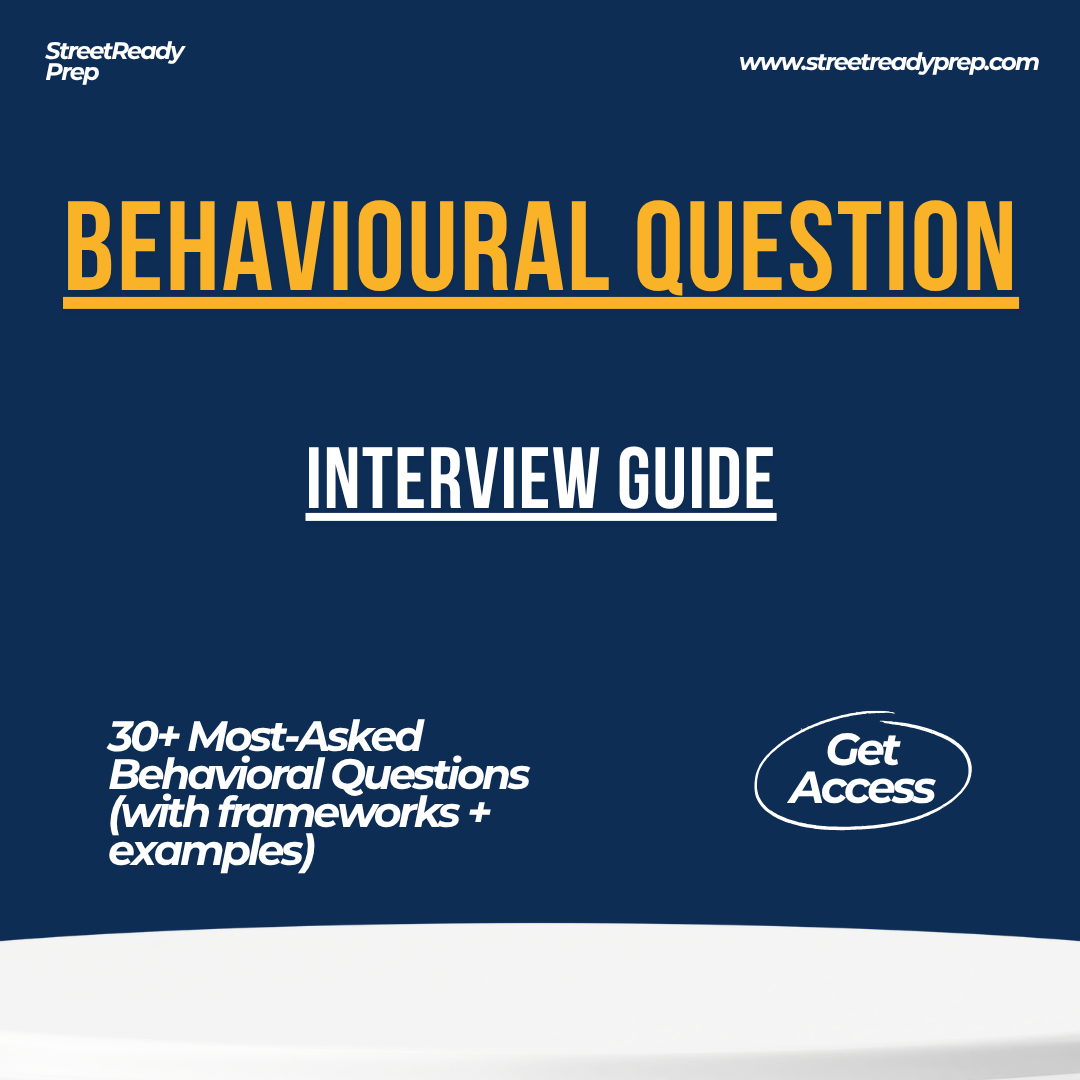 Behavioural Question Interview Guide