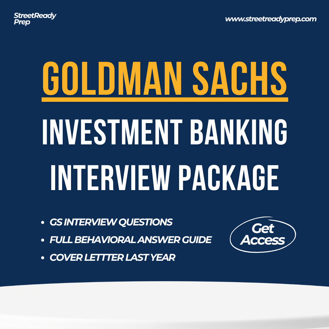 Goldman Sachs IB Interview Package