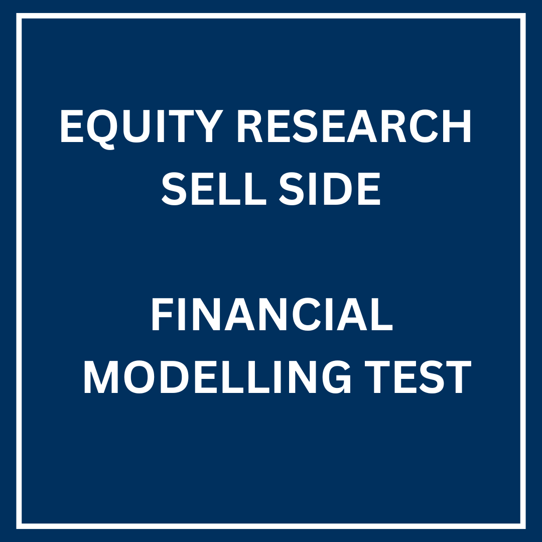 Financial Modelling Case & Test